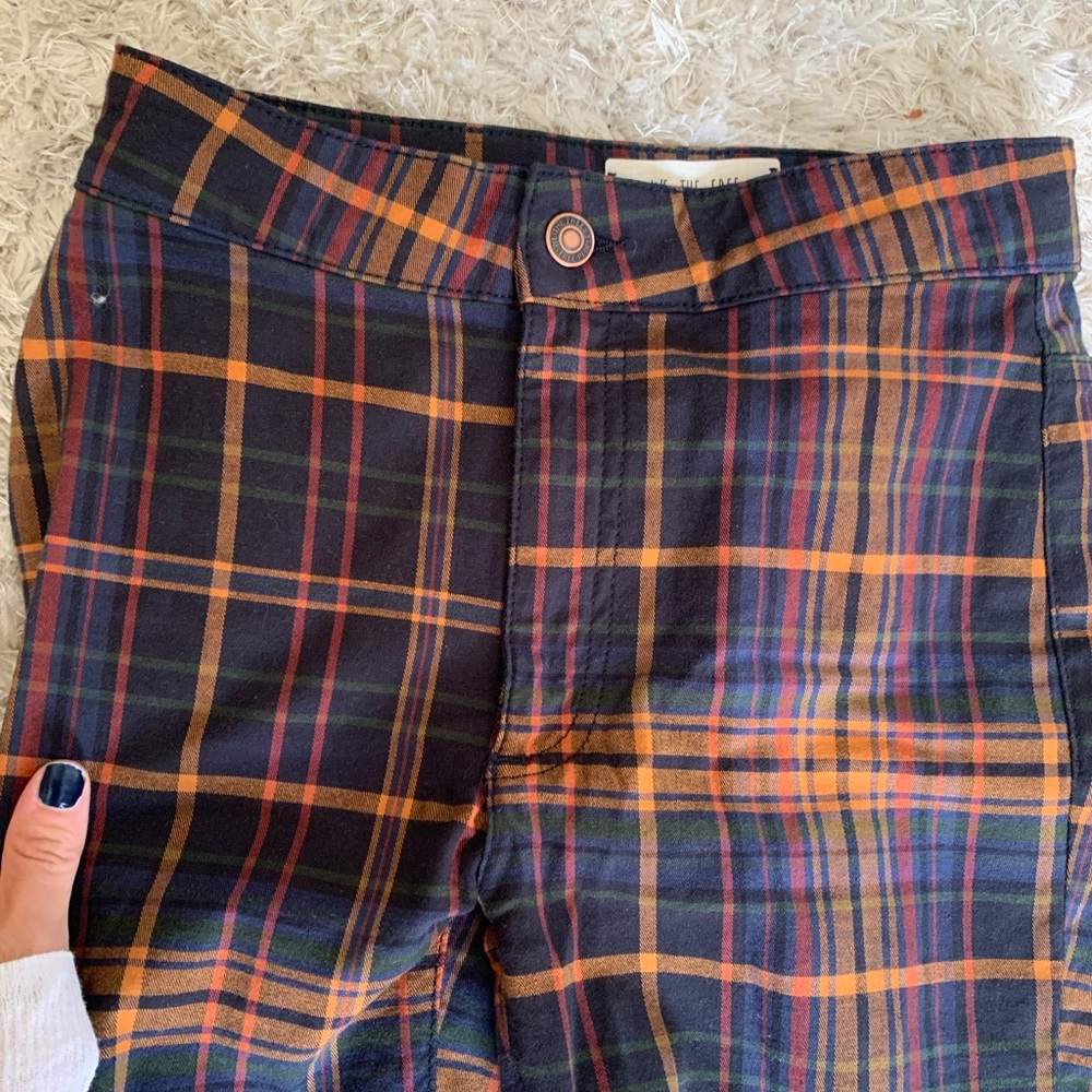 Free people plaid pants